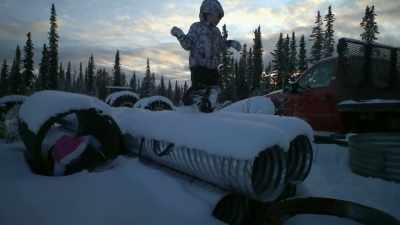 KALEB: It's important that
children learn the things that - Life Below Zero: Next Generation
