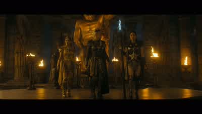 Kalypso, hand me the staff. - Shazam! Fury of the Gods
