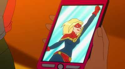 KAMALA: Guess I probably
don't need this anymore - Marvel Rising: Secret Warriors