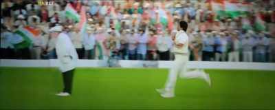 Kapil to Richards.
And it's another boundary. - 83