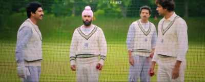 Kapil, Romi, Man Singh, meet David Frith. - 83