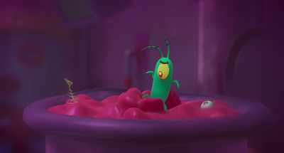 [Karen laughs] - Plankton: The Movie