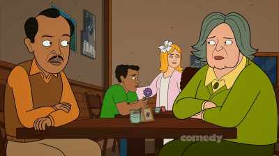 - Karen's acting strange.
- Probably her potassium levels. - Corner Gas Animated
