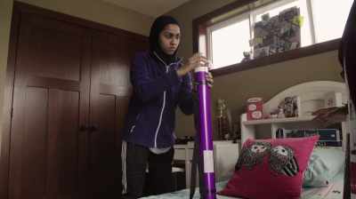 KASHFIA: I'm really
excited that I'm going
to ISEF for a third year. - Science Fair