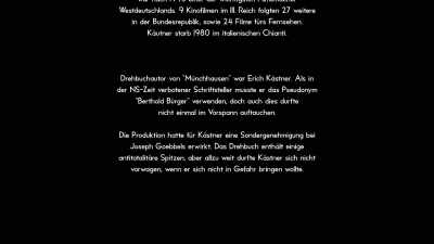 Kästner was given special permission
to write the screenplay. - Hitler's Hollywood