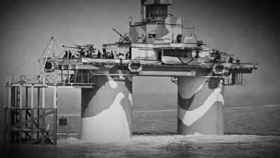 [Katherine] So this platform
was built during World War II - Mysteries of the Abandoned