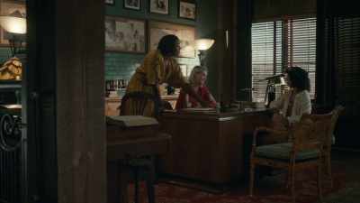 "Katherine with Mom and Poppa," - Frankie Drake Mysteries