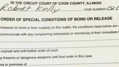 KATHY CHANEY:
Kelly posted bail, - Surviving R. Kelly