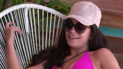 KATIE: I have to change
my bikini, you know, like‐‐ - Love Island