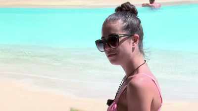 KATIE: Maybe just wait
til he's had a little
cool down - Love Island