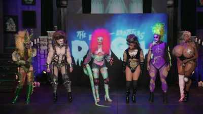 - [Katya] Could you just
bevel your foot to the- - The Boulet Brothers' Dragula: Titans