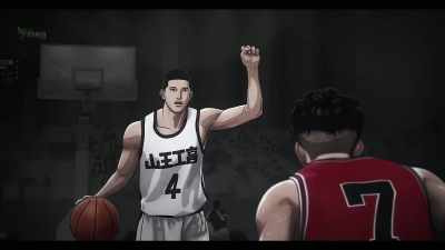 Kawata is guarding the Redhead! - The First Slam Dunk