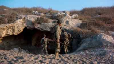 - Keep an eye peeled for snakes.
- Yeah, and bats. - The Big Red One