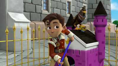 Keep cleaning, Jean-Clawed!
The sooner we're done, - PAW Patrol: Jet To The Rescue
