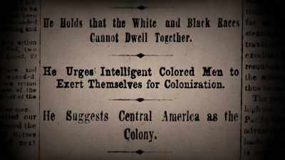 - Keep in mind, the
free north is 99% white. - Abraham Lincoln