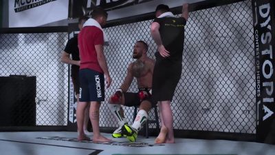 Keep your leg a little bit in the kicking range. - McGREGOR FOREVER