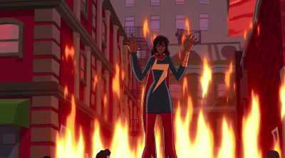 Keep moving everyone Nothing to see here - Marvel Rising: Playing with Fire
