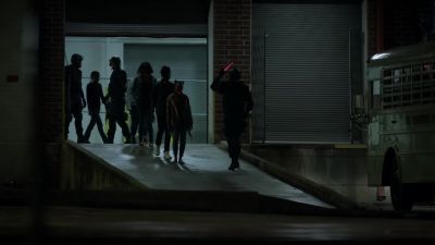 Keep it moving. Go out the right. - Black Lightning