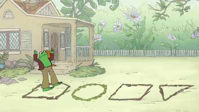 "Keep," "Recycle," "Give away"
and "Throw away." - Frog and Toad