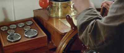 Keep her running up and down outside.
Don't get any nearer than we are. - When Eight Bells Toll