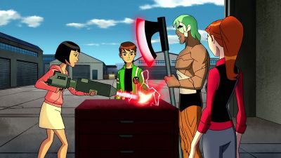 KEEP THE BEAM FIXED ON BEN'S
ARM. - Ben 10: Alien Force