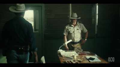 Keep the fuckin' thing. Oh,
that's weak as piss, you know. - Mystery Road: Origin