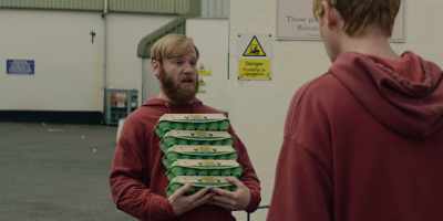 - Keep your voice down.
- Look at him. - Frank of Ireland