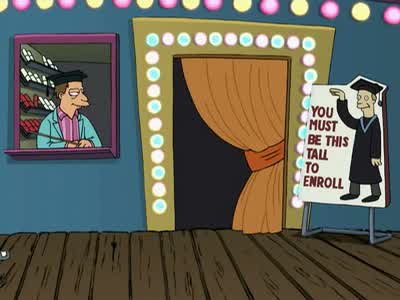 Keep your hands inside the car at all times. - Futurama