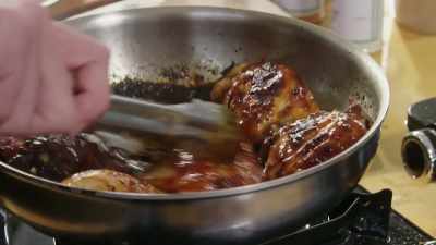 [Keith] Okay, the barbecue
sauce is definitely burned.
[chuckles nervously] - No Recipe Road Trip With the Try Guys