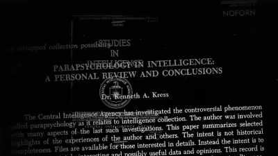 Ken Kress became
a mythic figure
when he wrote - Third Eye Spies