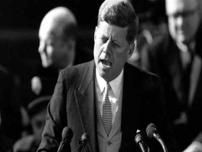 Kennedy, with his background in
Office of Naval Intelligence, - Above Majestic