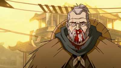 [Kenshi groans in pain] - Mortal Kombat Legends: Snow Blind