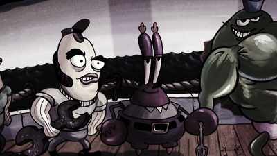 - [Kent] His navy friends
seemed to fill the void - SpongeBob DocuPants