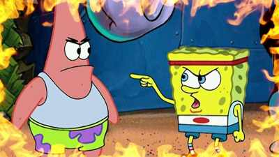 - [Kent] SpongeBob
SquarePants and Patrick Star. - SpongeBob DocuPants