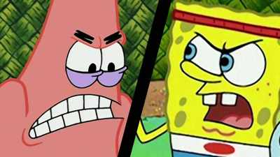- [Kent] The contention
between these two restaurant - SpongeBob DocuPants