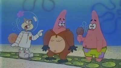 - [Kent] The extra few seconds
it took Patrick and Sandy - SpongeBob DocuPants