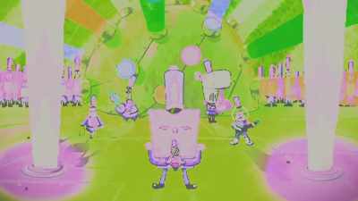 - [Kent] The group never
performed together again - SpongeBob DocuPants