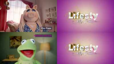 Kermit, Beaker, and as always,
my brunch buddy, Linda... - Muppets Now