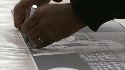 KERRY:
I was an artist in residence - Black Art: In the Absence of Light