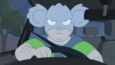 Kevin... wouldn't hurt
to go a bit faster, mate. - Koala Man