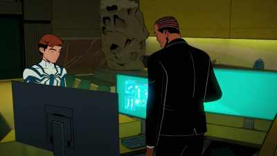 - [keyboard clacking]
- [computer chimes] - Your Friendly Neighborhood Spider-Man