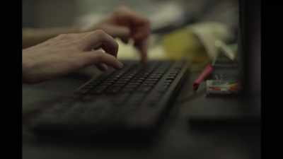 (keyboard clicking) - Sometimes I Think About Dying