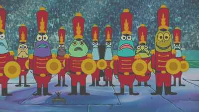 [keyboard music begins] - SpongeBob DocuPants