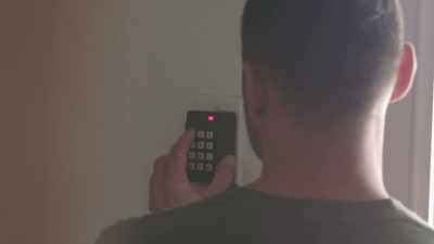 (keypad beeping) - For the Weekend