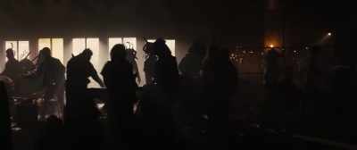 - Kick his ass, Scratchy!
- Cheating, motherfucker! - The Domestics