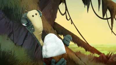 ♪ Kick it left, kick it right ♪ - Gigantosaurus