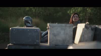 KID 1: Everyone, they're here! - The Mandalorian