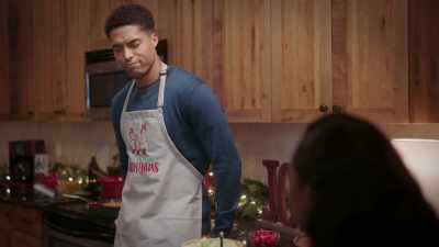 Kids always think two families,
double the presents. - A Picture Perfect Holiday