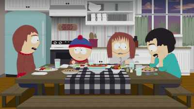 Kids, can you leave the table
so I can have a talk - South Park: The End of Obesity