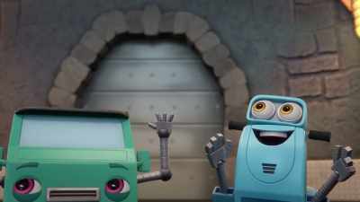 [kids cheering] - Mighty Monsterwheelies